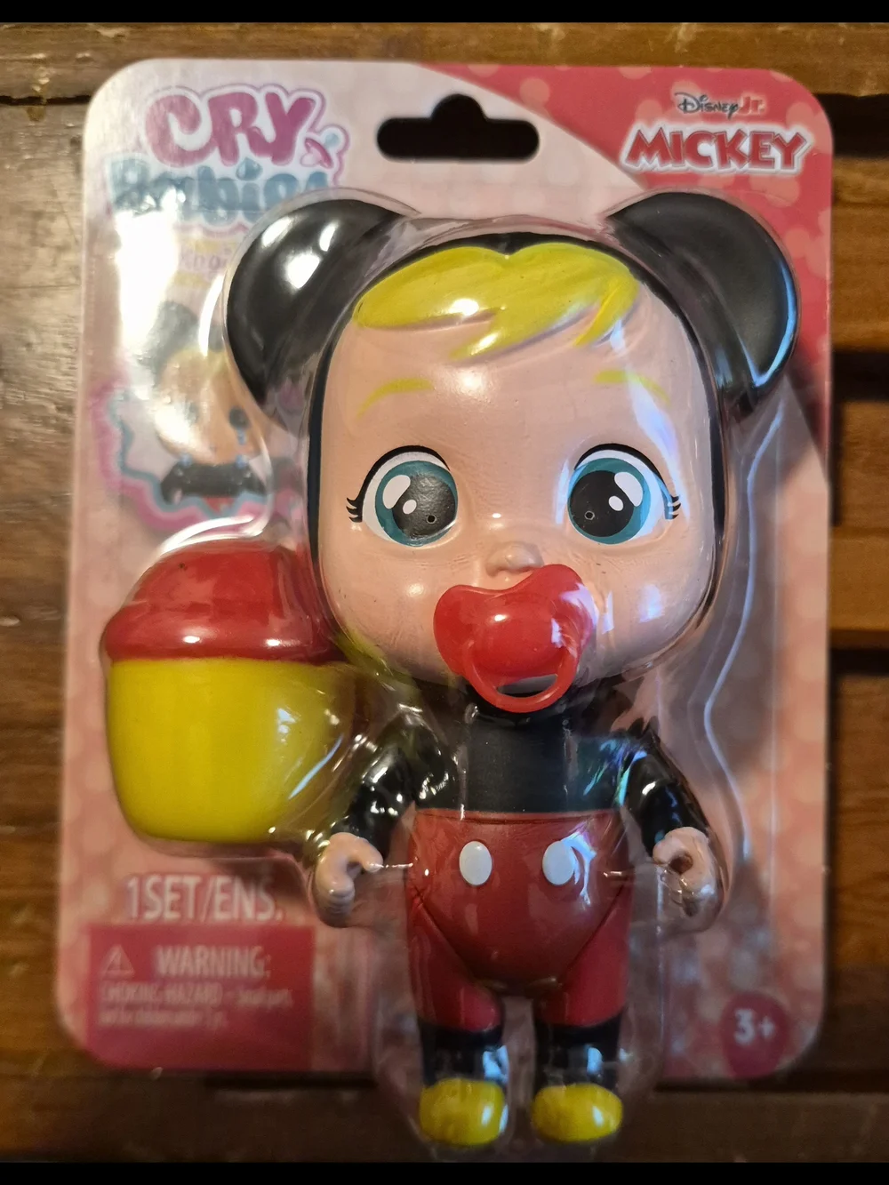 Cry Babies Magic Tears Disney Mickey & Minnie Mouse Mini Doll Set New